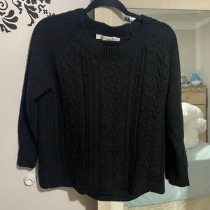 Lovers + friends black knit sweater